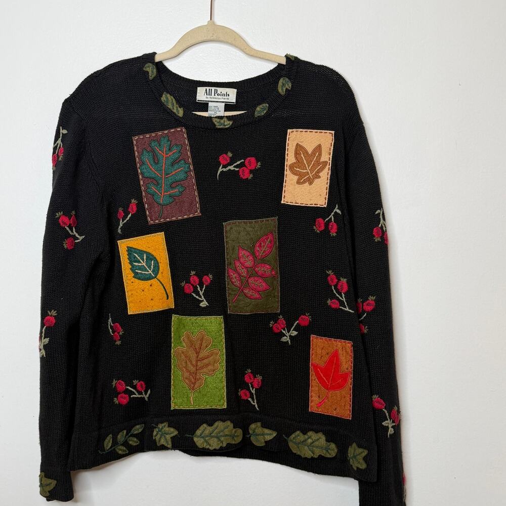 All Points Women’s Sweater – Black – Size XL